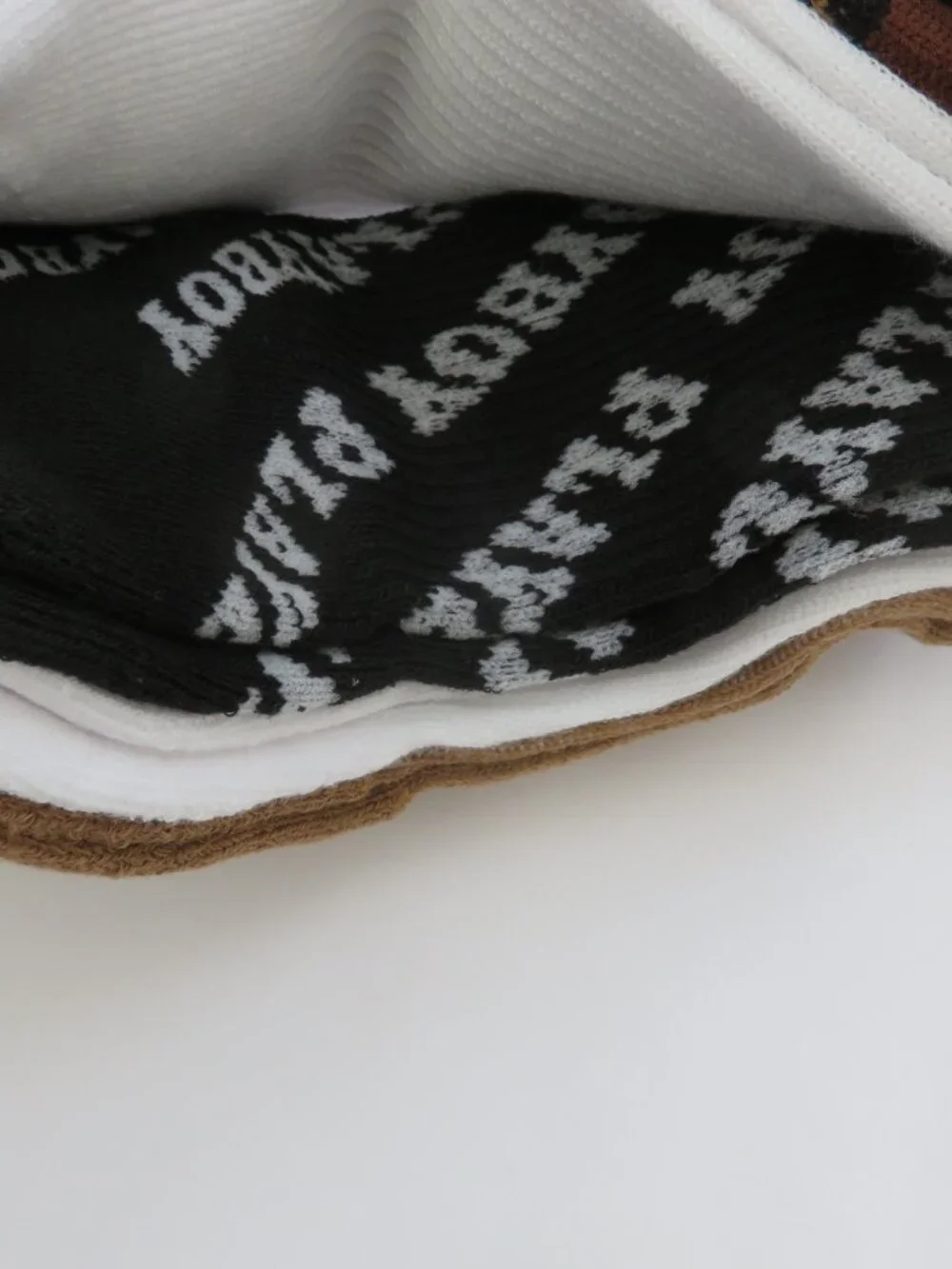(#142) Playboy Multi-color 5-PK Signature Logo Bunny Cushioned Crew Socks